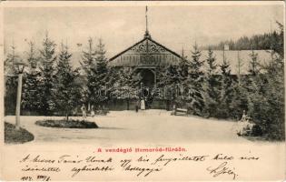 1904 Homoródfürdő, Homoród-fürdő, Baile Homorod; vendéglő, étterem / restaurant (EK)