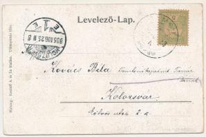 1905 Demsus, Densus (Hunyad); "Római templom". Román kori ortodox templom. Kendoff A. és F...