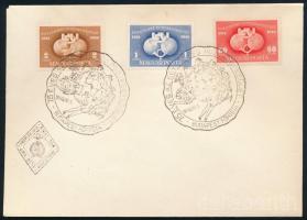 1949 UPU sor címezetlen FDC-n