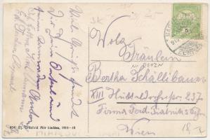 1915 Nagymihály, Michalovce; Sulyovszky utca, Polgári fiú- és leányiskola, Pályaudvar, vasútállomás....