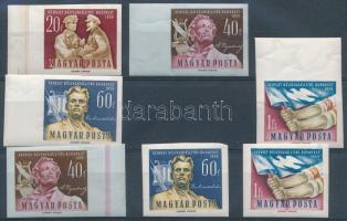 1959 Szovjet bélyegkiállítás vágott ívszéli sor (5.000)