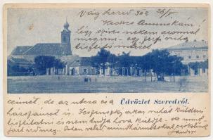 1902 Szered, Vág-Szered, Vágszered, Sered; Római katolikus templom / Catholic church (EB)