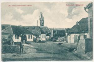 1912 Oklánd, Homoródoklánd, Ocland; Utca részlet szövetkezeti üzlettel, saját kiadás / street view w...