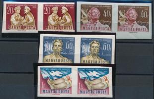 1959 Szovjet bélyegkiállítás vágott sor párokban (10.000)