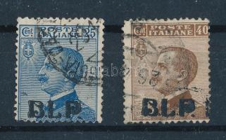 Olaszország 1921 Mi B 90 II + B 91 II (Mi EUR 100,-)