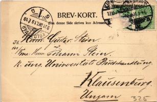 1901 Copenhagen, Kobenhavn; Rundetaarn, Busck &amp; Wisbech's Bog- og Papirhandel. Kobmager...