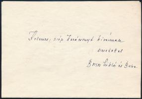 Borsos Miklós (1906-1990): Karácsonyi üdvözlőlap, 1953. Rézkarc, papír, jelzett a karcon, Borsos Mik...