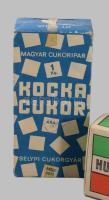 ca 1970 2 doboz bontatlan nagy csomag kockacukor csomag
