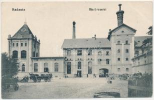 Radauti, Radóc, Radautz (Bukovina, Bucovina, Bukowina); Bierbrauerei / brewery, beer factory (EK)
