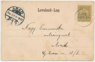 1904 Kézdivásárhely, Targu Secuiesc; Fő tér, templom, Jancsó F. Lajos, Turóczi István, Ifj. Bándy Is...