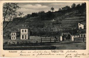 Kolozsvár, Cluj; Erzsébet út híddal, kerékpár. D.T.C., L. 21887. / street, bridge, bicycle (EK)