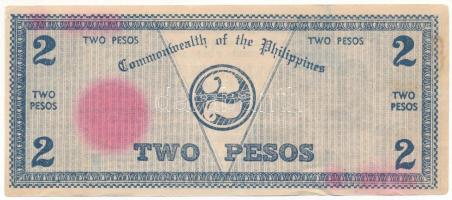 Fülöp-szigetek 1942. 2P "267730 D" T:F szép papír
Philippines 1942. 2 Pesos "267730 ...