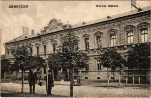 1910 Debrecen, Svetits Intézet, kéményseprők. Ifj. Gyürky Sándor kiadása