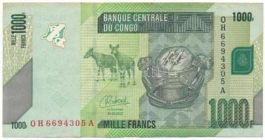 Kongó 2022. 1000Fr "QH 6694305 A" T:F
Congo 2022. 1000 Francs "QH 6694305 A" C:...