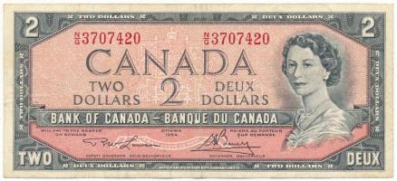 Kanada 1954. 2$ "N/G 3707420" "Ruston William Lawson - Gerald Keith Bouey" T:F
...