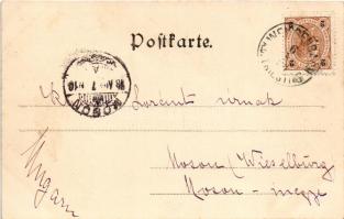 1898 Steinwandklamm, Jaga-Sitz (Schutzhaus), Lange Stiege, Türkenloch, Kesselfall. Stengel &amp;...
