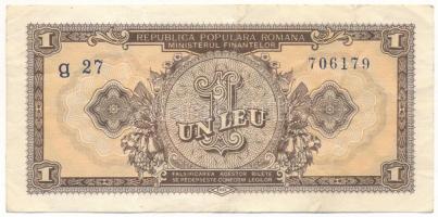 Románia 1952. 1L "g" T:F erős papír
Romania 1952. 1 Leu "g" C:F strong paper
K...