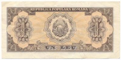Románia 1952. 1L "g" T:F erős papír
Romania 1952. 1 Leu "g" C:F strong paper
K...
