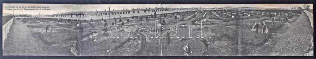 1916 Ungvár, Uzshorod, Uzhhorod, Uzhorod; Az ungvári cs. és kir. 2. tartalékkórházai temetője. 4-rés...