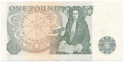 Nagy-Britannia / Anglia 1978-1981(ND) 1P "II. Erzsébet / Sir Isaac Newton" T:F tűlyuk
Uni...