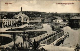 1912 Vízakna, Salzburg, Ocna Sibiului; Meleg fürdő Budovszky L. kiadása / warm spa (Rb)
