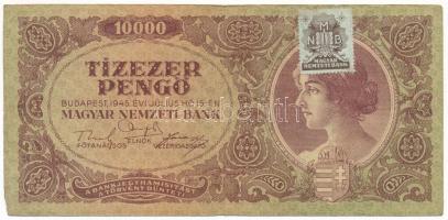 1945. 10.000P érdekes "L 008 100000" sorszámmal T:F
Adamo P23