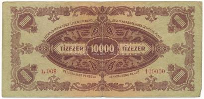 1945. 10.000P érdekes "L 008 100000" sorszámmal T:F
Adamo P23