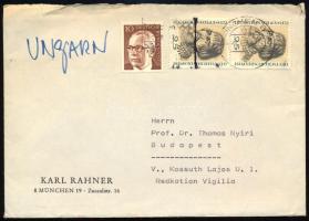 1972.VI.1, München, Roman Bleistein (1928-2000) német jezsuita szerzetes, későbbi müncheni professzo...