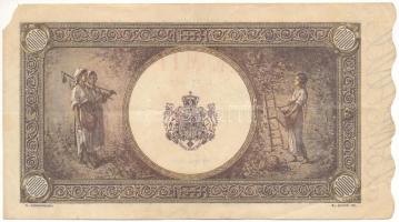Románia 1945. 10.000L T:F anyaghiány
Romania 1945. 10.000 Lei C:F missing material
Krause P#57