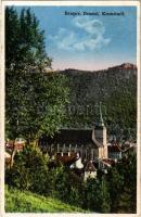 1930 Brassó, Brasov, Kronstadt; Biserica negra cu Tampa / Fekete templom a Cenkkel. Benkő / Schwarze...