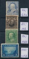USA 4 klf bélyeg (Mi EUR 278,-)