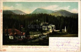 1904 Dobsina, Dobschau; Gömör. Dobsinai jégbarlang mellett. Feitzinger Ede 474. Auto-Chrom 1903/13. ...