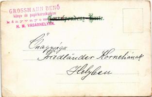 Karlovy Vary, Karlsbad; Mühlbrunnen, Sprudel. Leonhardi's Tinten. Verlag v. Aug. Leonhardi. Lit...