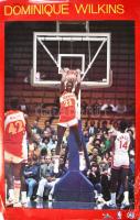 cca 1990 Dominique Wilkins, híres NBA kosárlabdázó plakát, fotó: Noren Trotman, Starline Inc, Richmo...