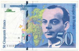 Franciaország 1993. 50Fr T:F erős papír
France 1993. 50 Francs C:F strong paper
Krause P#157b