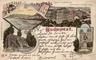 1899 Budapest litho