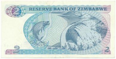 Zimbabwe 1983. 2$ "AB 2253714 R" T:F erős papír
Zimbabwe 1983. 2 Dollars "AB 2253714...
