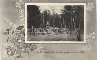 Sopron a 18. Honvéd gyalog ezred temetője