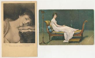 21 db RÉGI motívum képeslap: művészlapok, közte Stengel, Catharina Klein, litho, stb. / 21 pre-1945 ...