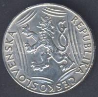 Csehszlovákia 1948. 100K Ag "Függetlenség" T:2