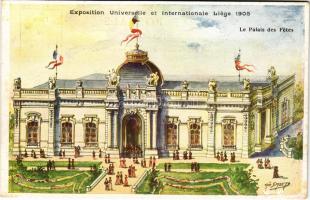 Liege, Exposition Universelle et Internationale Liége 1905. Le Palais des Fetes / International Expo...