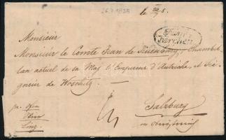 1838 Levél 14kr portóval "Fünfkirchen" - Salzburg