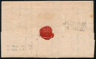 1838 Levél 14kr portóval "Fünfkirchen" - Salzburg