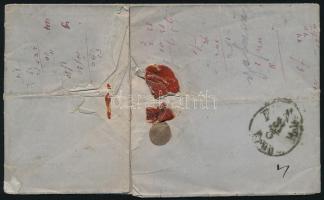 1868 Portós levél "M.THERESIOPEL"