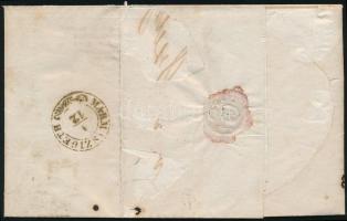 1853 Portós levél "PESTH"