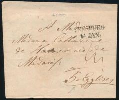 1840 Levél 14kr portóval "PRESBURG" - 5=Egglises