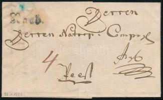 1789 Levél teljes tartalommal, 4kr portóval "Raab" - Pest