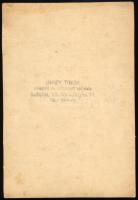 cca 1930 Pipázó cigányasszony, fotó, Inkey Tibor (1908-1998) pecséttel jelzett felvétele, 17x11,5 cm