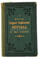 1907 A Magyar Kegyes-Tanítórend névtára az 1907/8 tanévre. Bp., 1907, Buschmann F., 80 p. Kiadói ara...