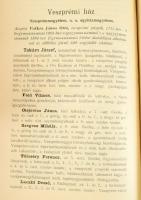 1907 A Magyar Kegyes-Tanítórend névtára az 1907/8 tanévre. Bp., 1907, Buschmann F., 80 p. Kiadói ara...